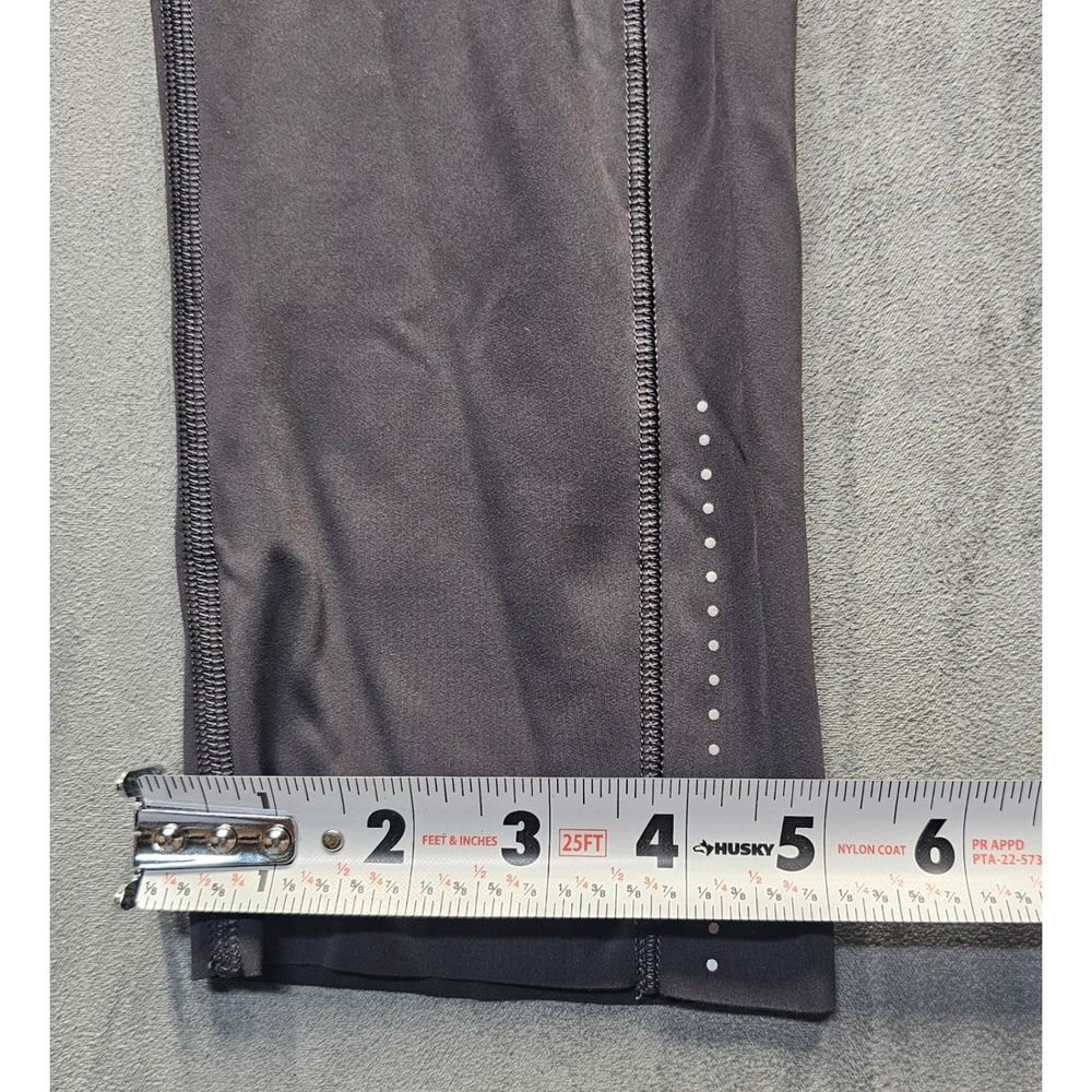 Lululemon Speed Up Crop High Rise Gray Leggings Side Pockets Size 6 LW6AS5S - Picture 8 of 12
